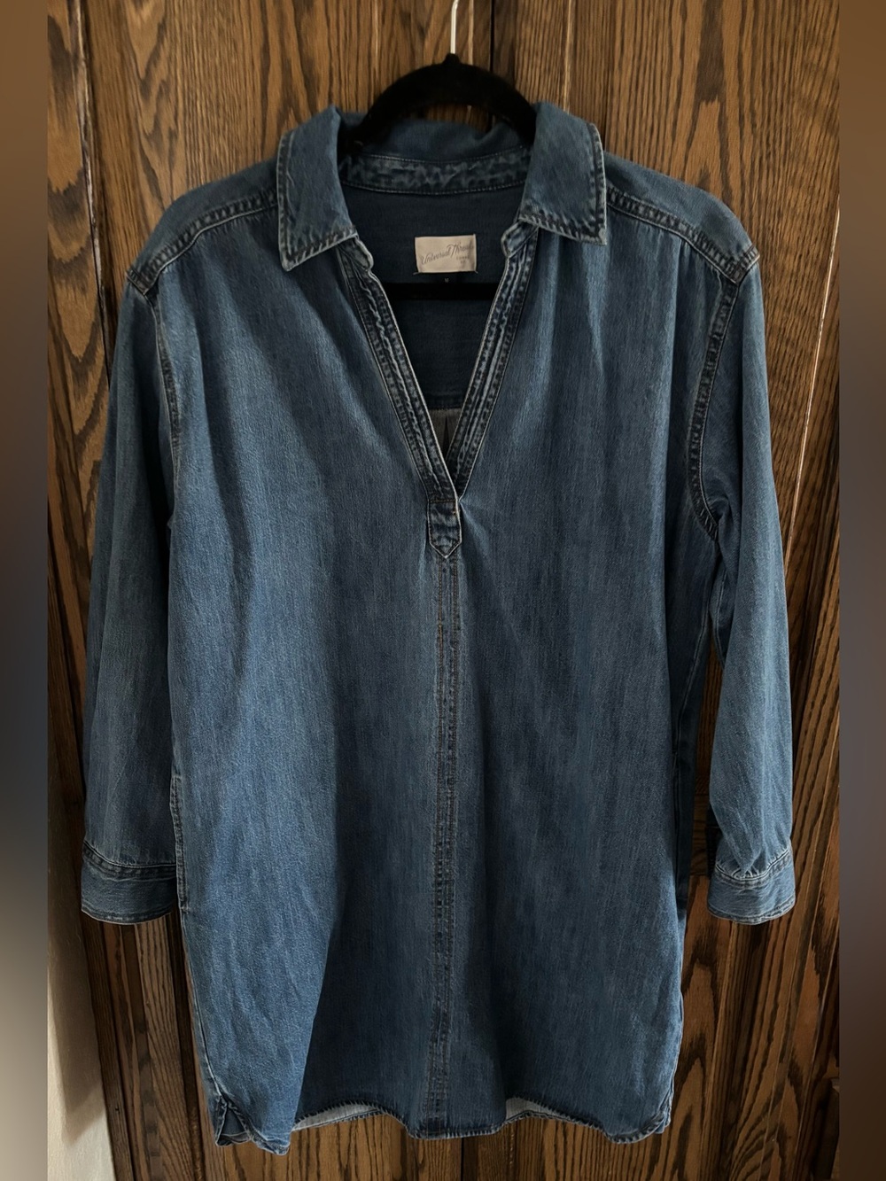 NWT Ladies Denim Pullover Shirt/dress -Sz M